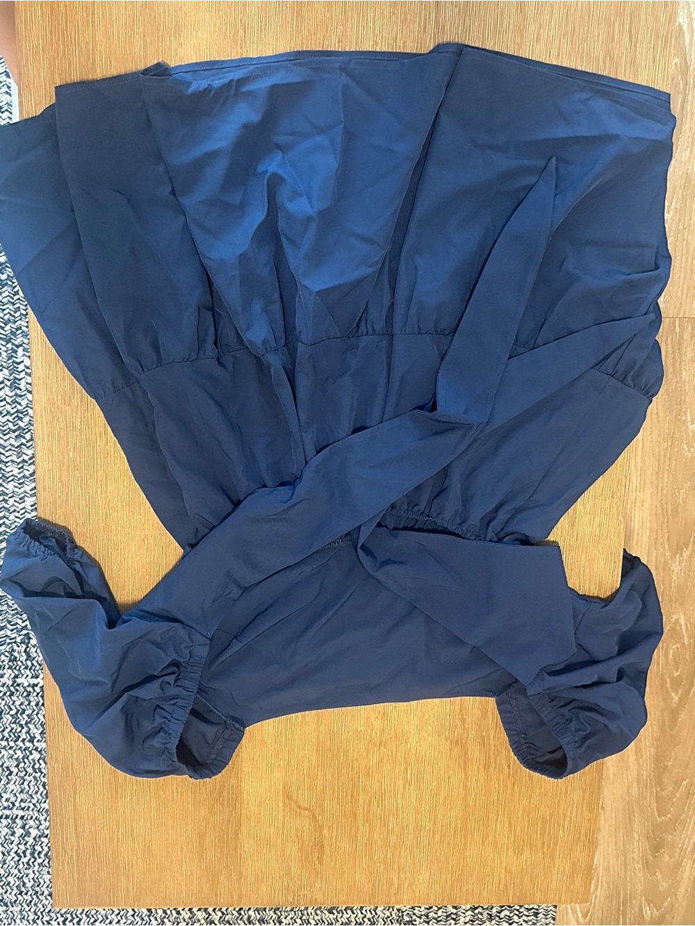 Navy Blue Off-Shoulder Summer Dress